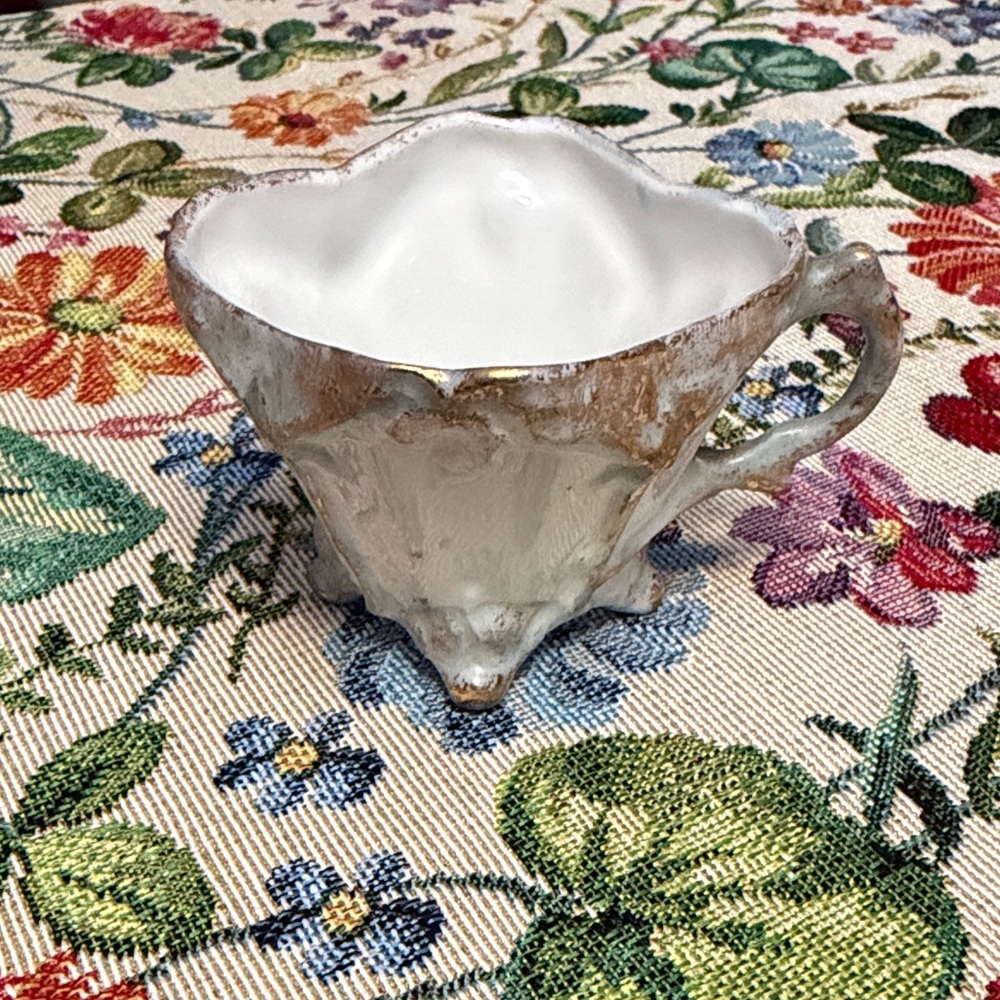 Vintage porcelain footed demitasse cup